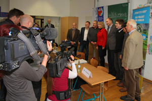  title="Pressekonferenz &quot;Vernetzte Erde&quot;  mit Hannelore Kraft und Dietmar B&auml;r"